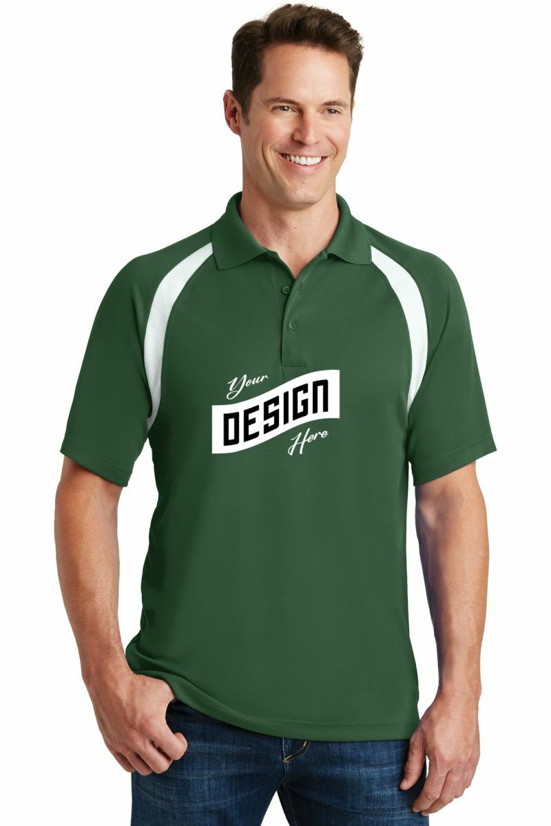 Sport-Tek ® Dry Zone ® Colorblock Raglan Polo