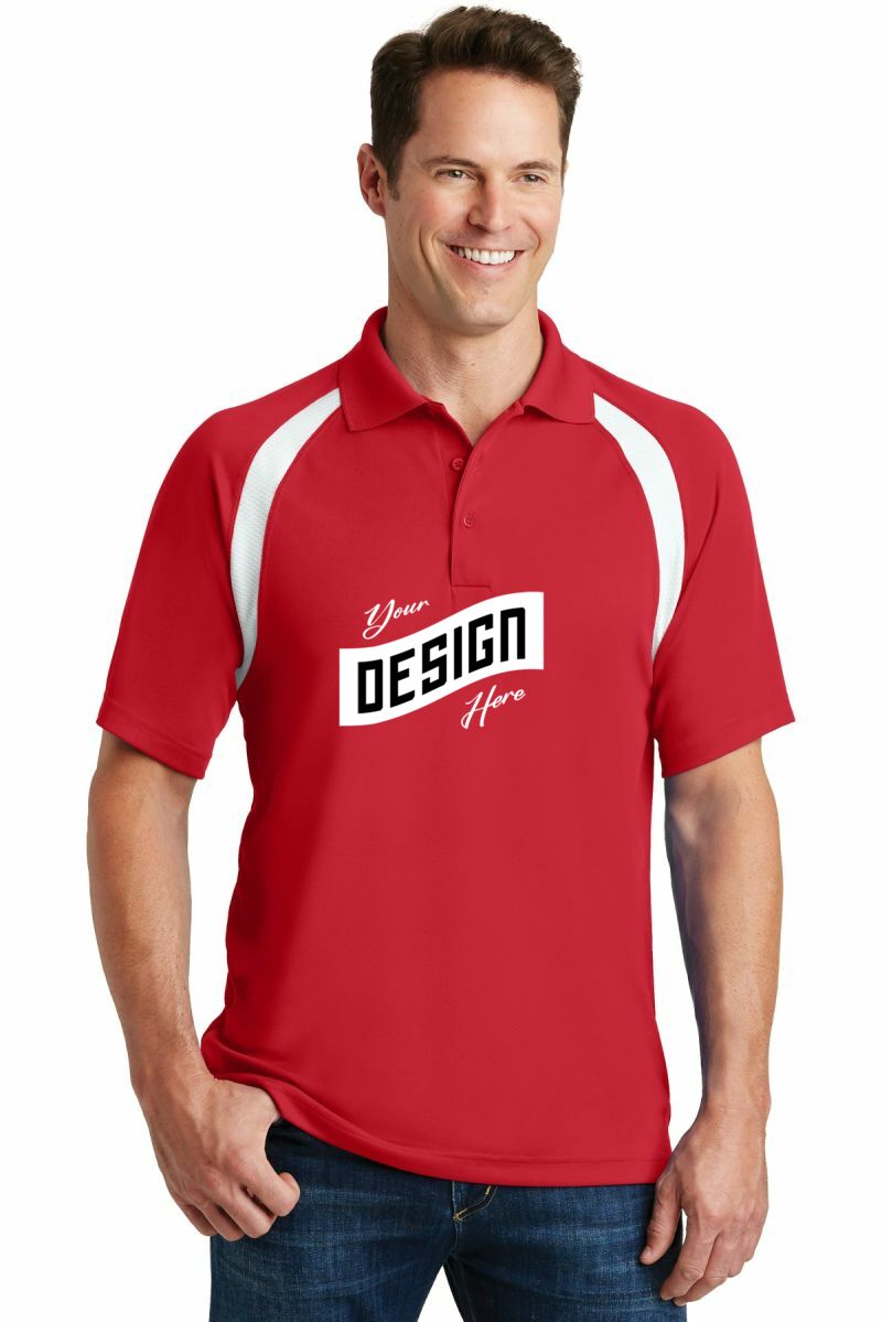 Sport-Tek ® Dry Zone ® Colorblock Raglan Polo