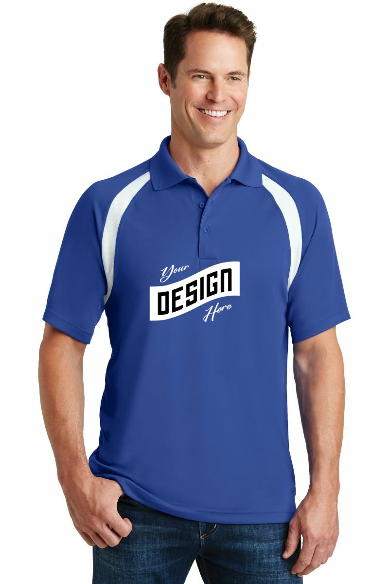 Sport-Tek ® Dry Zone ® Colorblock Raglan Polo