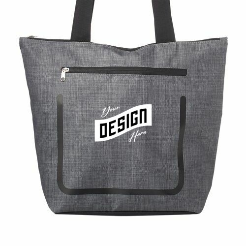 Stylish Durable Zip Pocket Shopping Tote Bag