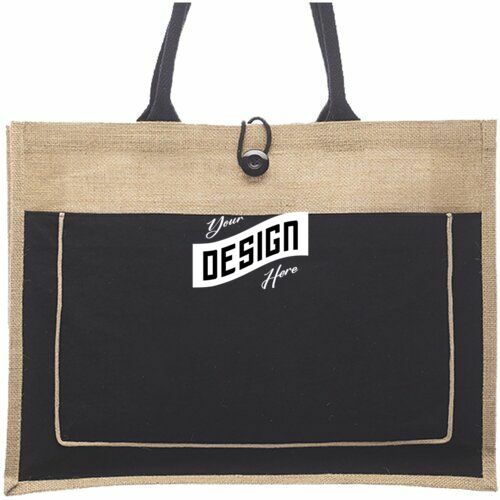 Cotton Stylish Shopping Pocket Jute Tote Bag