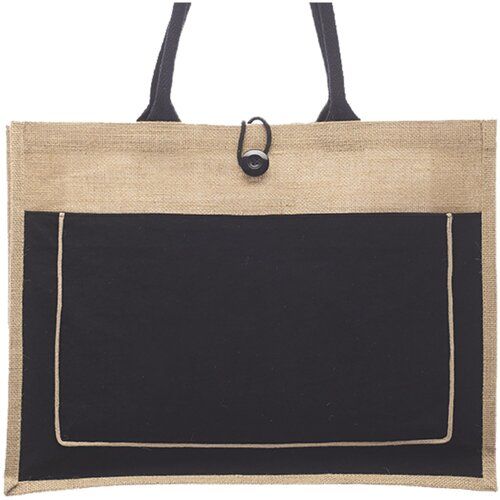Cotton Stylish Shopping Pocket Jute Tote Bag