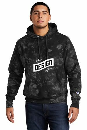 Champion  ®  Reverse Weave  ®  Scrunch-Dye Tie-Dye Hooded Sweatshirt