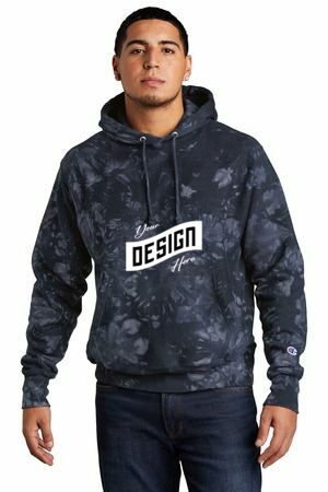 Champion  ®  Reverse Weave  ®  Scrunch-Dye Tie-Dye Hooded Sweatshirt