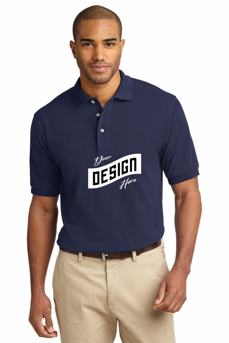 Port Authority ®  Tall Heavyweight Cotton Pique Polo