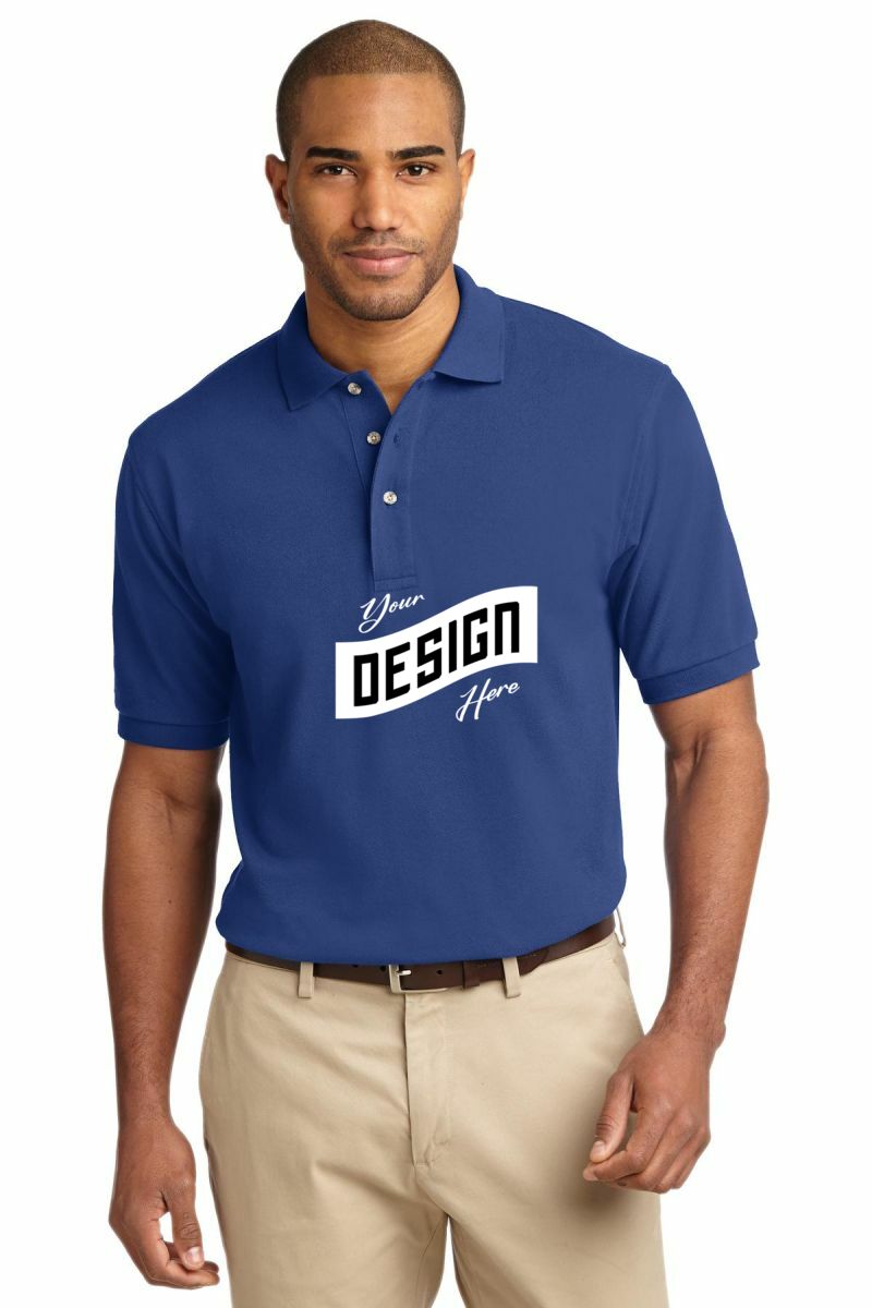 Port Authority ®  Tall Heavyweight Cotton Pique Polo