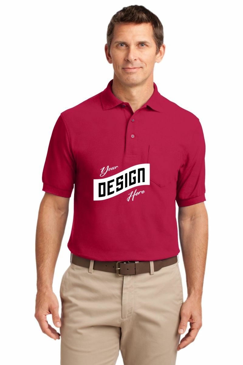 Port Authority ®  Tall Silk Touch™ Polo with Pocket