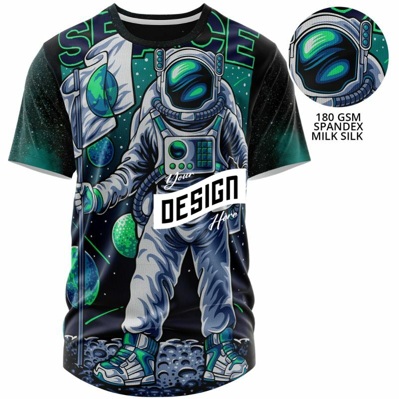 Youth 180 GSM Spandex Milk Silk Sublimation Short Sleeve T-Shirt