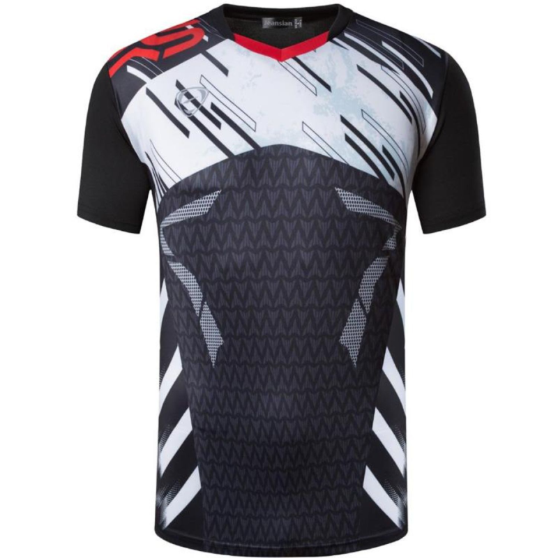 Unisex 180 GSM Poly Interlock Sublimation Short Sleeve V-Neck T-Shirt