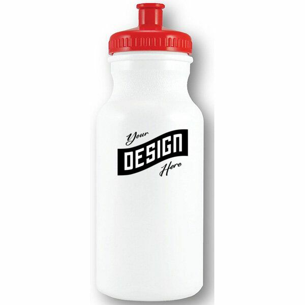 Bike Plastic Water Bottle USA Made 20 Oz