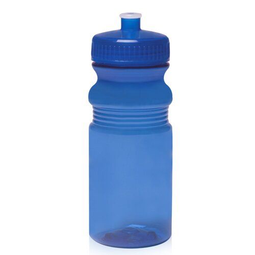 Translucent Bike Bottle 20 Oz. Push Capa