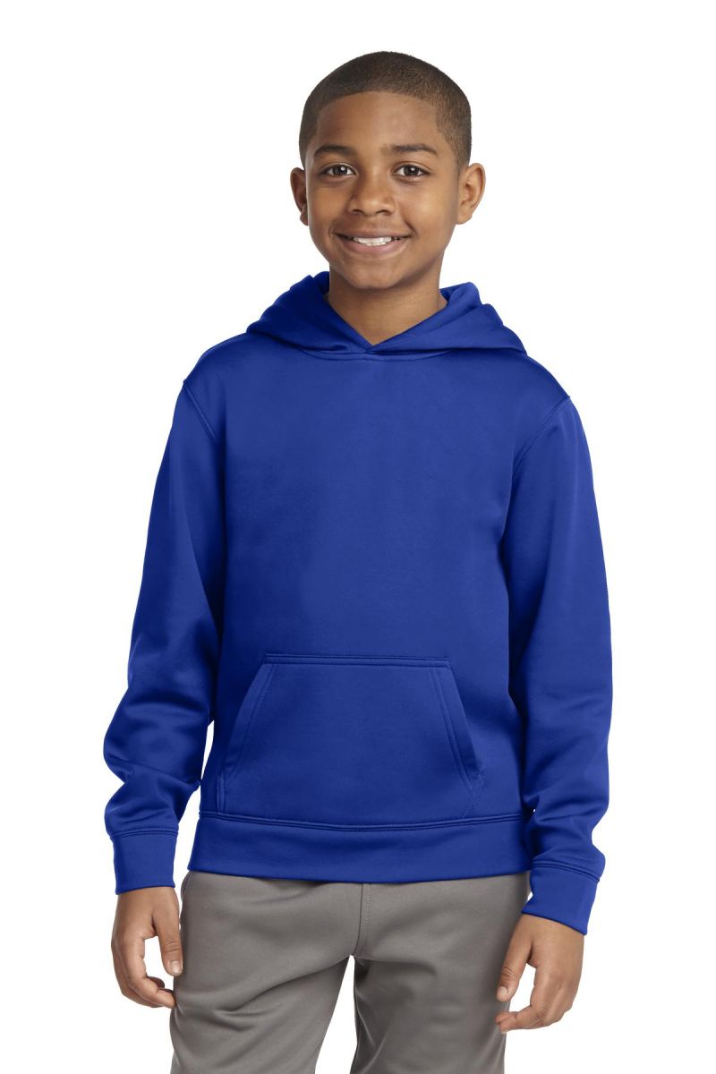 Sport-Tek ®  Youth Sport-Wick ®  Fleece Hooded Pullover