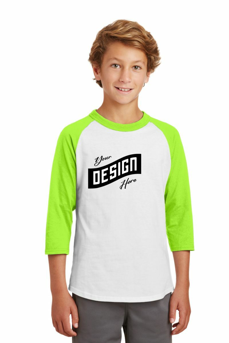 Sport-Tek ®  Youth Colorblock Raglan Jersey