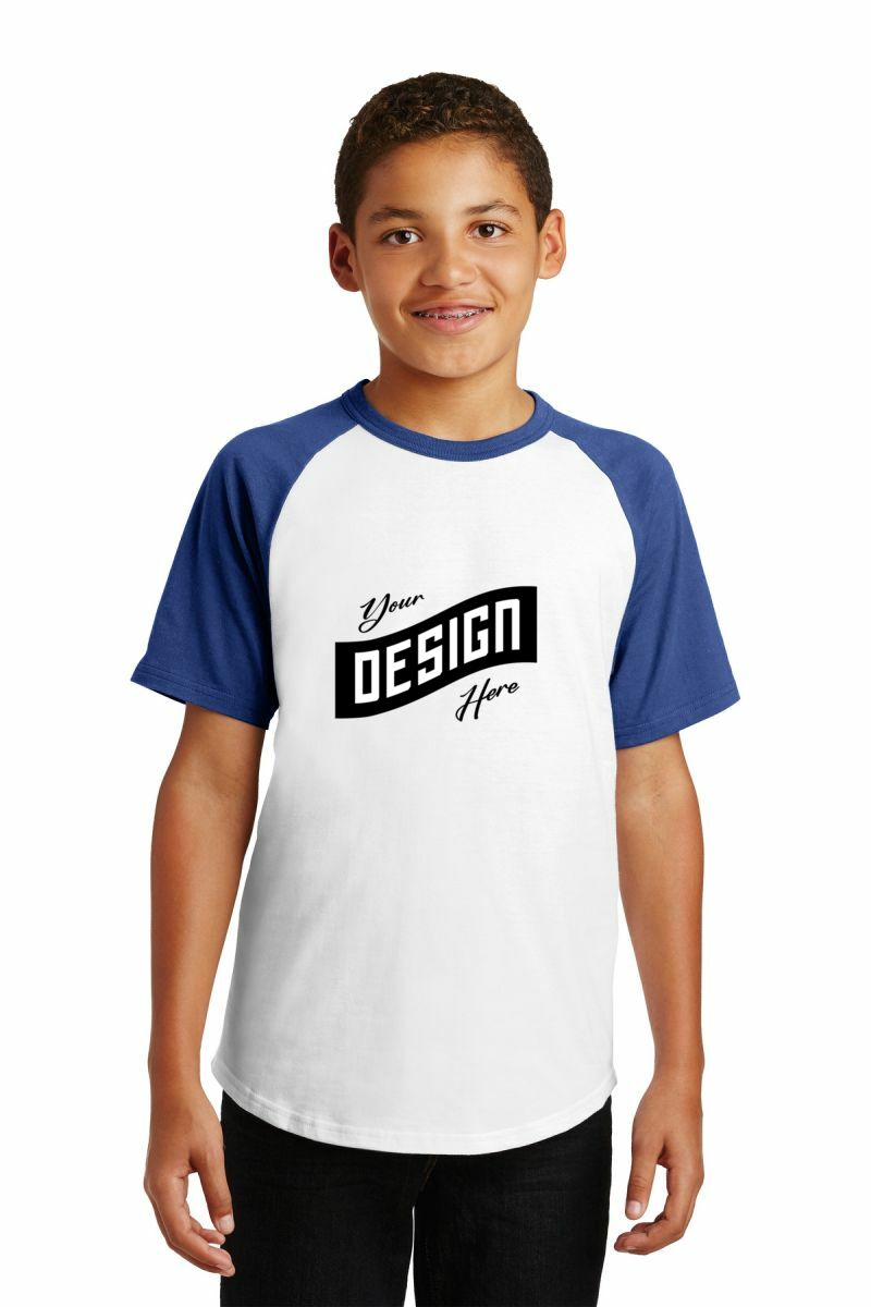 Sport-Tek ®  Youth Short Sleeve Colorblock Raglan Jersey