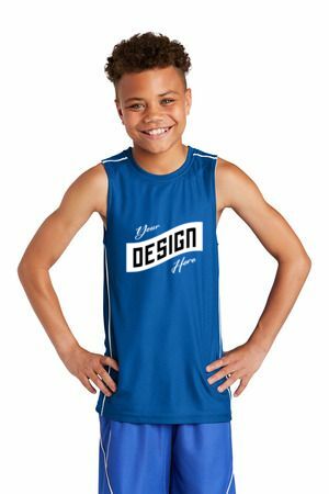 Sport-Tek ®  Youth PosiCharge ®  Mesh Reversible Sleeveless Tee