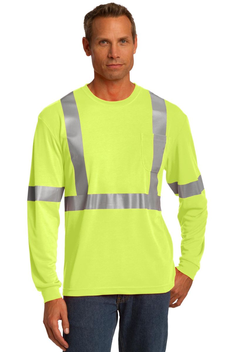 CornerStone ®  ANSI 107 Class 2 Long Sleeve Safety T-Shirt